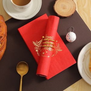 <span class=keywords><strong>2025</strong></span> phổ biến Christmas in khăn ăn, khách sạn Kỳ nghỉ bên cụ thể khăn ăn, bản địa bột giấy gỗ khăn ăn - Product Image 6