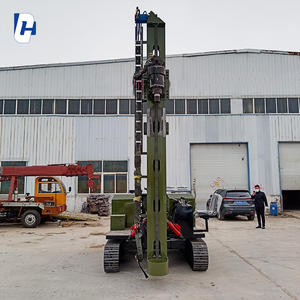 Самая продаваемая машина для забивки фотоэлектрических свай, машина для бурения спиральных свай в грунт и машина для забивки свай с двигателем и насосом для солнечных фотоэлектрических систем - Product Image 1
