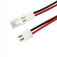 Kabel Konektor HooHA Harness Seri JST XH 2.5mm 2P/3P Berlapis Timah Tembaga dengan Selubung PVC untuk Perakitan Kabel Konsumen