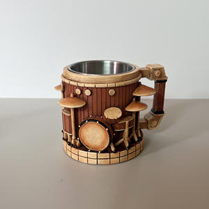Tasse à café en forme d'instrument de musique, tasse créative, ornement en résine, cadeaux merveilleux et intéressants - Product Image 4