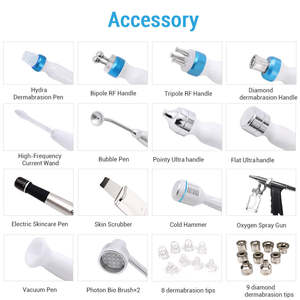 Máquina Profesional de Hidrodermoabrasión 14 en 1, Máquina Facial de Microdermoabrasión en Seco para Belleza - Product Image 3