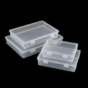 Cajas de Almacenamiento de Plástico Transparente, Rectangulares, Apilables, con Tapa, para Joyería, Electrónicos, Papelería, Organizador de Escritorio, Hecho en Zhejiang - Product Image 5