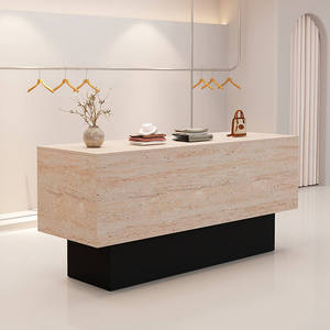 Modern Front <b>Reception</b> Desk Office Furniture <b>Reception</b> <b>Counter</b> Table For Beauty Salon & Commercial Office - Product Image 4