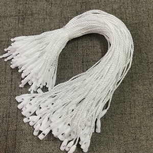 Cotton or Elastic Hang Tag <b>Strings</b> Paper Tag for Clothes <b>Strings</b> and <b>Bags</b> Stock No Logo Thread Seal Plastic Cords Braided Waxed - Product Image 3