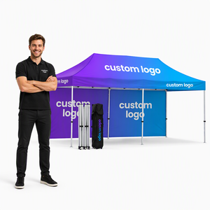 Tente de réception extérieure robuste 10x20 en fer pour grands événements, expositions, chapiteaux, gazebos, auvent, tente personnalisée imprimée – Vente en gros - Product Image 5