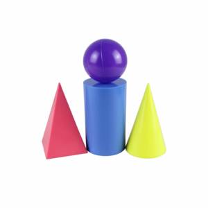 Juego de modelos geométricos-7 piezas de material didáctico para la enseñanza de matemáticas - Product Image 5