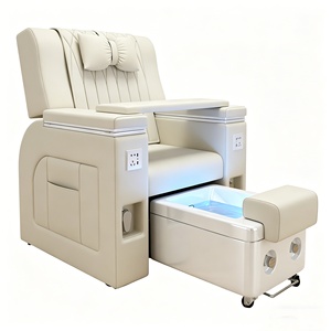 Fauteuil de <span class=keywords><strong>pédicure</strong></span> de luxe avec spa pour les pieds, sans plomberie, avec dossier inclinable massant, pour salon de manucure et spa - Product Image 5