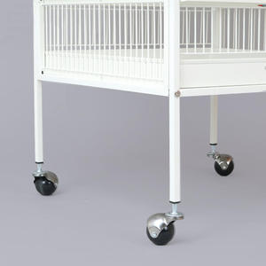 Cage à oiseaux 60 pouces en fer forgé, cage pour perruches avec plateau supérieur ouvrant et support roulant pour oiseaux moyens, cage de luxe pour perroquets XXL - Product Image 5