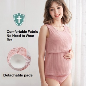 Commercio all'ingrosso Donne in <span class=keywords><strong>Allattamento</strong></span> Usura Di Maternità Gravidanza Vestiti di Cura Infermieristica Canotta Con Reggiseno Delle Donne Di Maternità <span class=keywords><strong>Allattamento</strong></span> Al Seno Bra - Product Image 5