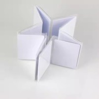 Kartu pintar cetak kustom 1K NFC kosong dengan Chip T5577 kartu RFID ID PVC tahan air 13.56MHz Ntag213/ntag215/ntag216