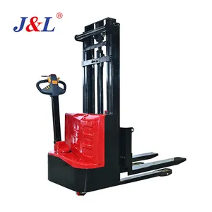 JULI ISO carrelli elevatori semi elettrici stacker autocaricante portatile carrello elevatore elettrico 2t su misura transpallet