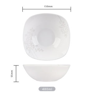 Nuovo produttore opale vetreria stoviglie zuppa insalata ciotola di cereali opale 6.5 "ciotola di riso - Product Image 5