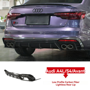 עבור 2020 - 2024 יבש פחמן audi <span class=keywords><strong>a4</strong></span> מול השפתיים <span class=keywords><strong>b8</strong></span> b9 s4 מול השפתיים פגוש אחורי מפספוילר האחורי מפזרת ספוילר בצד חצאית מכסה מכסה המנוע - Product Image 6