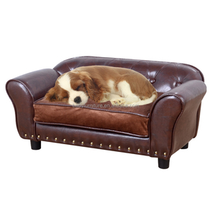 Cama de lujo para perros de alta calidad, estilo Retro, madera maciza, Material ecológico, colchoneta para dormir, perrera para gatos, caja rectangular de embalaje - Product Image 1