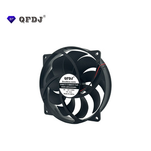 QFDJ 120x120x25mm DC <b>Fan</b> Brushless Motor Ball Bearing 2Pin Cooling <b>Fan</b> For <b>Computer</b> Electronics - Product Image 1