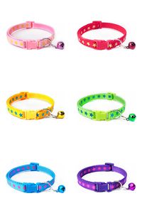 ปลอกคอแมวหลากสีลายดาว - Product Image 6