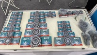 Roulement à billes à gorge profonde 6203 à une rangée, étanchéité ZZ, en acier chromé, haute précision pour équipements d'automatisation, pièces mécaniques, stable