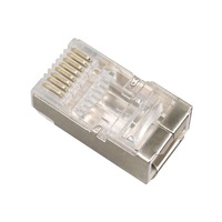 Yüksek performanslı CAT5 CAT6 UTP 8P8C modüler tak cat5e cat6 8p8c korumalı ethernet rj45 kablo konektörü
