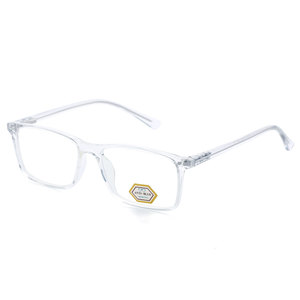 Nouvelles lunettes anti-lumière bleue minimalistes carrées unisexe, monture en plastique, pont moyen, pour myopie, style 1230 - Product Image 3