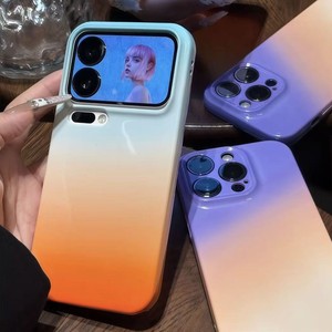 การไล่ระดับสีทะเลสีส้มเหมาะสำหรับ iPhone 17 Pro Max/16เคสโทรศัพท์แบบฟิล์มกันกระแทก - Product Image 1
