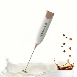 เครื่องทำฟองนมแบบพกพา ใช้แบตเตอรี่  โลโก้สั่งทำได้  เป็นมิตรต่อสิ่งแวดล้อม  ทำจากสแตนเลส  กำลังแรง  ใช้งานง่าย - Product Image 1