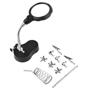 Pinza Auxiliar de Soldadura 3.5X 12X, Soporte para Soldador de Placas de Circuito, Herramienta con Lupa para Soldadura - Product Image 2