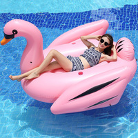 Vente chaude, cercle de natation gonflable pour enfants, portable, pour la plage, jouets de piscine pour enfants, flotteur gonflable en forme de flamant rose pour adultes