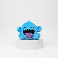 Peluche en polyester personnalisable Anime Toys Animaux en peluche doux unisexe avec remplissage en coton PP Conception personnalisée à faible quantité minimale de commande