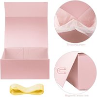 Boîte d'emballage magnétique pliable en carton ondulé blanc avec impression de logo UV pour les services personnalisés en gros, les boutiques
