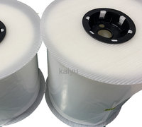 Sacs à gousset latéraux perforés en plastique personnalisables sur rouleau pour machines d'emballage automatisées poignée d'étanchéité de bec