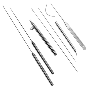 Kit <span class=keywords><strong>de</strong></span> lifting facial par fils 6 pièces – Instruments <span class=keywords><strong>de</strong></span> chirurgie plastique, aiguille <span class=keywords><strong>de</strong></span> ponction pour lifting par fils, aiguille <span class=keywords><strong>de</strong></span> ponction tissulaire, lifting du visage - Product Image 3