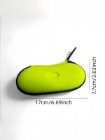 Étui à lunettes de haute qualité, personnalisable, rectangulaire, à motif uni, style simple, semi-rigide, résistant à la pression, modèle 14, 3-5,9 pouces