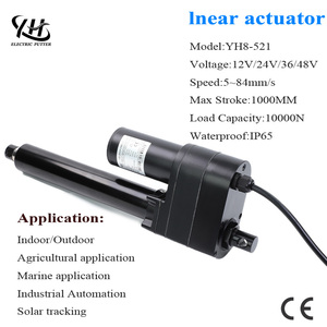 Actionneur linéaire pour canapé inclinable 7000N, couple élevé, 12V 24V 36V 48V, étanche IP65, course de 1000 mm, OEM - Product Image 1