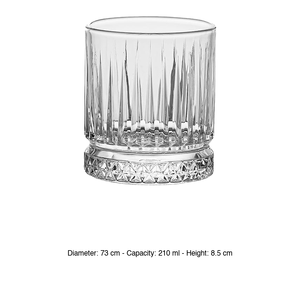 Verre à whisky Elysia 21 cl Pasabahce H 8,5 cm Ø 7,3 cm - Product Image 3