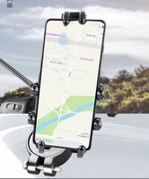 8 pençeleri yeni trend bisiklet telefon askısı evrensel motosiklet bisiklet ayarlanabilir telefon tutucu cep telefonu dağı için GPS klip