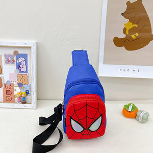 ODM Hot Cute Children's <span class=keywords><strong>Spiderman</strong></span> Riñonera para correr al aire libre con cierre de cremallera Patrón de personajes de dibujos animados para niños - Product Image 4