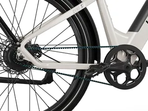 Vélo électrique urbain intelligent avec moteur 15Ah 36V250W, écran LCD, assistance au pédalage par <span class=keywords><strong>courroie</strong></span> en carbone, capteur de couple, frein à disque hydraulique - Product Image 3