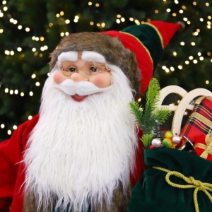 Santa Claus y Mamá Claus de Tela de Tamaño Real, Adornos Navideños para Exteriores, Decoraciones Navideñas - Product Image 4