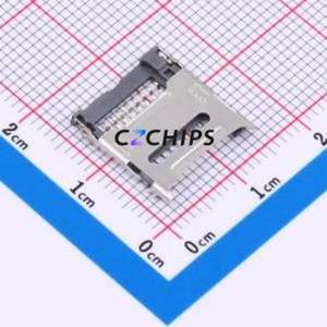 XDFP-08150-0123 SIM Card Connector SMD Connector ( Card Connection Type: Self-Return Type )( Body Max Height: 2.9mm ) - Product Image 1