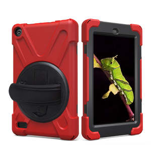 เคสกันกระแทกพร้อมขาตั้ง รุ่น Rugged Armor สำหรับ Kindle <span class=keywords><strong>Fire</strong></span> HD 8 <span class=keywords><strong>ปี</strong></span> <span class=keywords><strong>2017</strong></span>/2018 รุ่นที่ 7/8 - Product Image 6