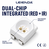 Diode LED SMD 3528 double cœur 620nm 1050nm pour casque de thérapie laser et composant de lampe de physiothérapie portable