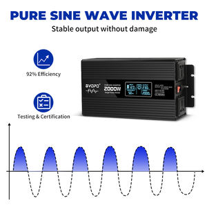 Onduleur à onde sinusoïdale Pure 2000 Watts DC <span class=keywords><strong>12V</strong></span> 24V 48V AC 220V <span class=keywords><strong>230V</strong></span> <span class=keywords><strong>adaptateur</strong></span> de chargeur de convertisseur de <span class=keywords><strong>voiture</strong></span> 4000W <span class=keywords><strong>pour</strong></span> les appareils ménagers - Product Image 3