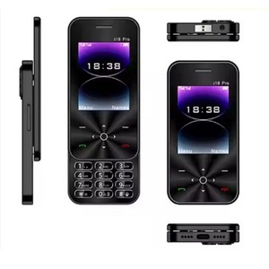 Téléphone portable I18 Pro avec couvercle coulissant, écran 2,4 pouces, 2G GSM, double SIM, MP3, MP4, appareil photo, voix magique, lampe torche, numérotation rapide, radio FM, mini téléphone portable pour femme - Product Image 5