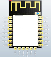 Módulo de control remoto WIFI serie ESP8266, módulos inalámbricos de ESP12S de 2, 1, 2, 2, 1, 2