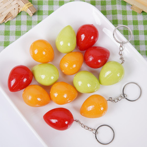 Colgante de tomate cherry a escala 1:1, fruta de juguete realista, adorno de tomate cherry realista en forma de lágrima. - Product Image 3