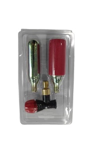 DE RONG Vente en gros de cartouches de <span class=keywords><strong>CO2</strong></span> filetées 16g 25g, cylindres de gaz en zinc noir coloré blanc pour <span class=keywords><strong>gonfleur</strong></span> de vélo de route et <span class=keywords><strong>VTT</strong></span> - Product Image 2
