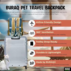 Pet <b>Backpack</b> with Breathable Mesh Design Portable <b>Carrier</b> Bag for Cats and Small <b>Dogs</b> Suitable for Travel Hiking Camping Use - Product Image 4