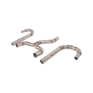 Échappement deux-en-un en acier inoxydable de 38mm pour accessoires de moto de motos de la série R - Product Image 3