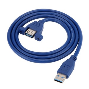 สายต่อขยาย USB 3.0 ความยาว 0.3 ม. 0.5 ม. 1 ม. 1.5 ม. 2 ม. 3 ม. 5 ม. สายทองแดงบริสุทธิ์หุ้มอลูมิเนียมฟอยล์แบบถักป้องกันสัญญาณรบกวน หัวต่อเดี่ยว - Product Image 1