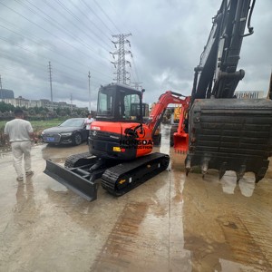 Kubota เครื่องขุด U55-4ใช้แล้ว3T เครื่องขุดตีนตะขาบ5ton 3ton ขนาดเล็ก - Product Image 3